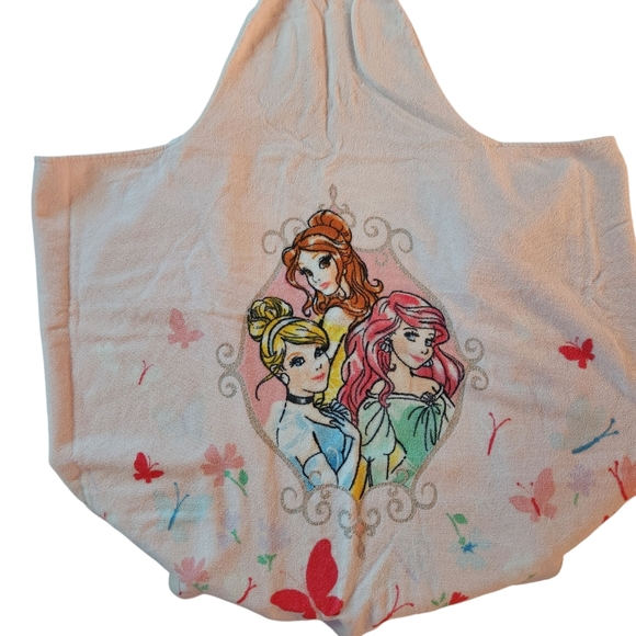 Disney Jumping Beans Princess Cotton Hooded Bath Beach Pool Towel Pink - Picture 1 of 9